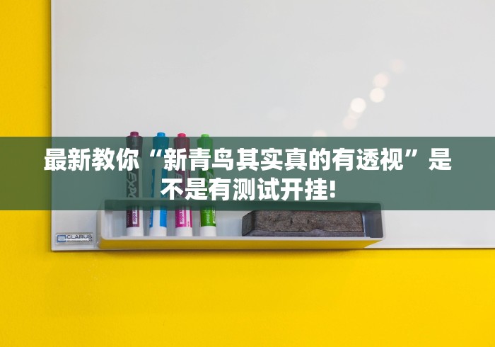 最新教你“新青鸟其实真的有透视”是不是有测试开挂! 最新教你“新青鸟其实真的有透视”是不是有测试开挂!