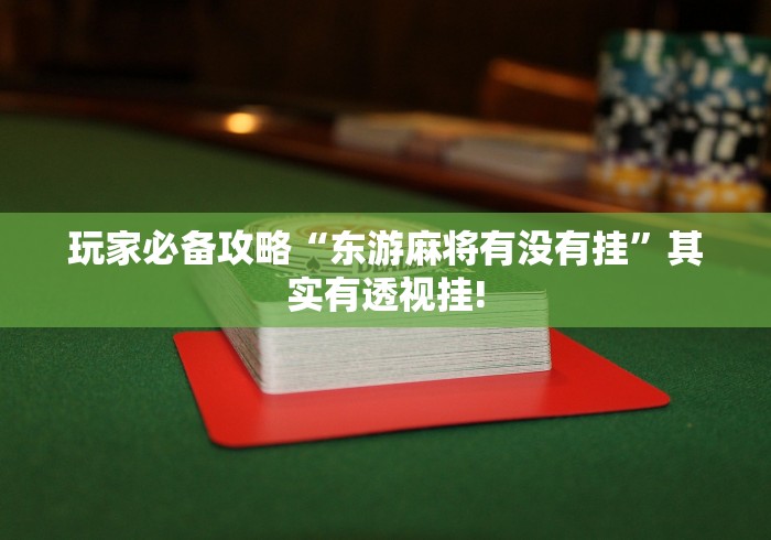 玩家必备攻略“东游麻将有没有挂”其实有透视挂! 玩家必备攻略“东游麻将有没有挂”其实有透视挂!