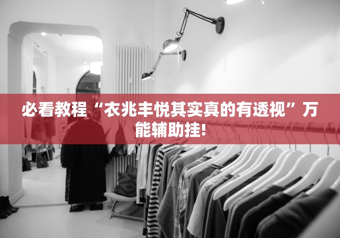 必看教程“衣兆丰悦其实真的有透视”万能辅助挂! 必看教程“衣兆丰悦其实真的有透视”万能辅助挂!