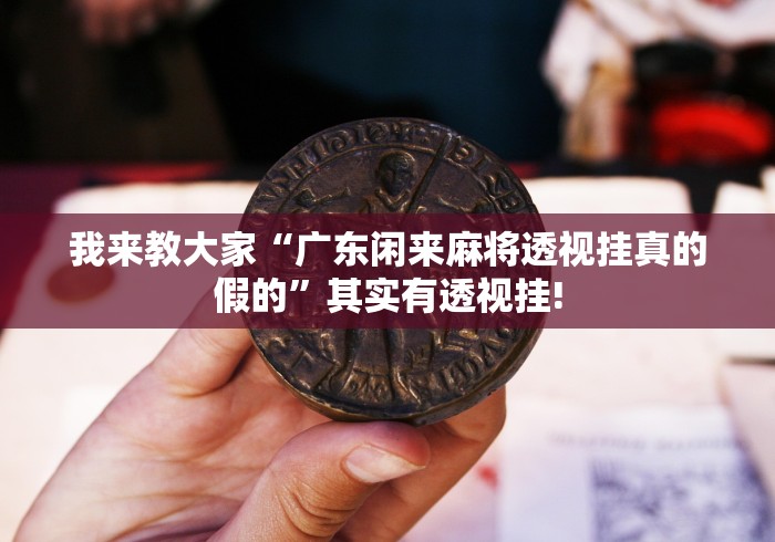 我来教大家“广东闲来麻将透视挂真的假的”其实有透视挂! 我来教大家“广东闲来麻将透视挂真的假的”其实有透视挂!