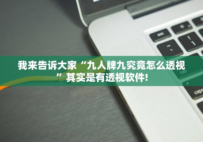 我来告诉大家“九人牌九究竟怎么透视”其实是有透视软件!