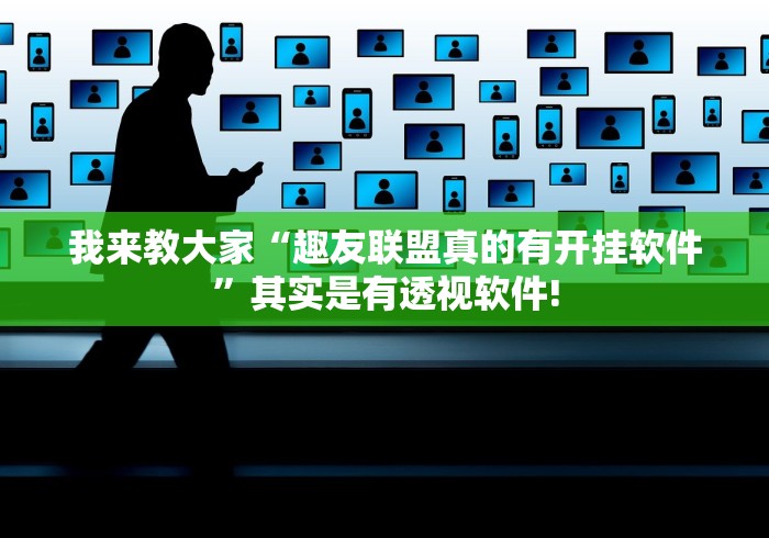 我来教大家“趣友联盟真的有开挂软件”其实是有透视软件!
